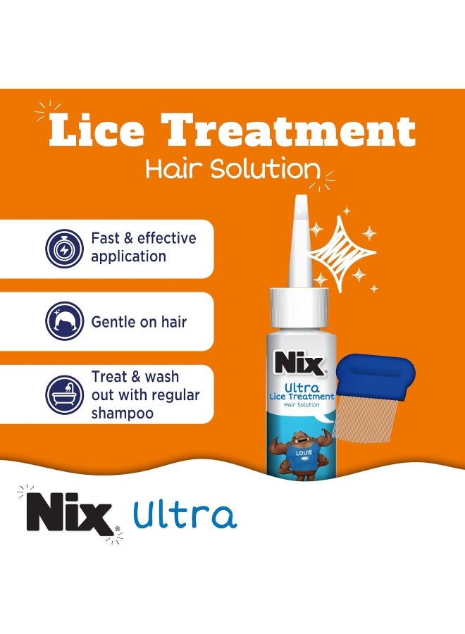 Nix Ultra Lice Removal Kit | Kills Super Lice & Eggs | Includes Lice Removal Comb and Control Spray - Image 4